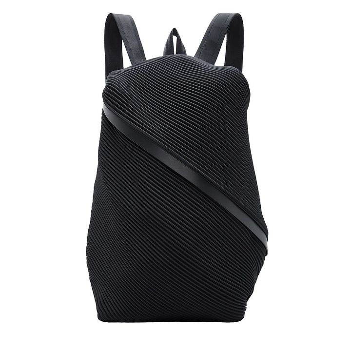 Bias Pleats Backpack Bag