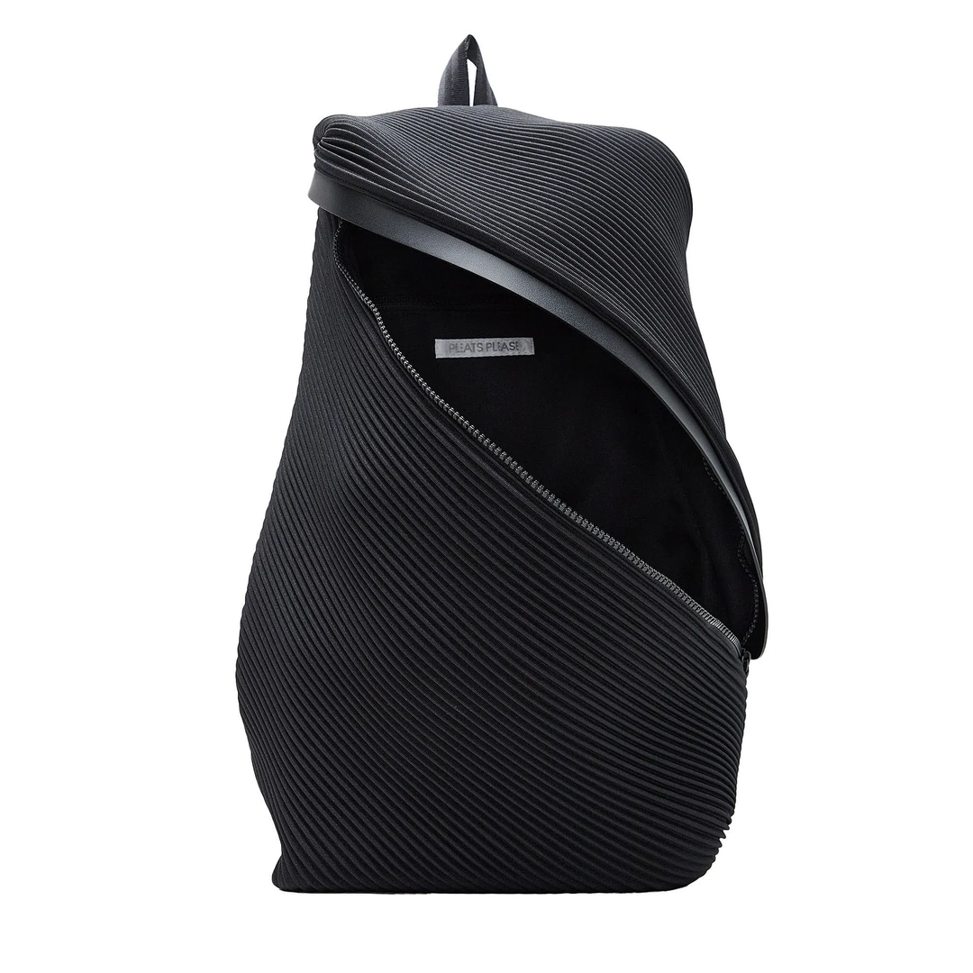 Bias Pleats Backpack Bag