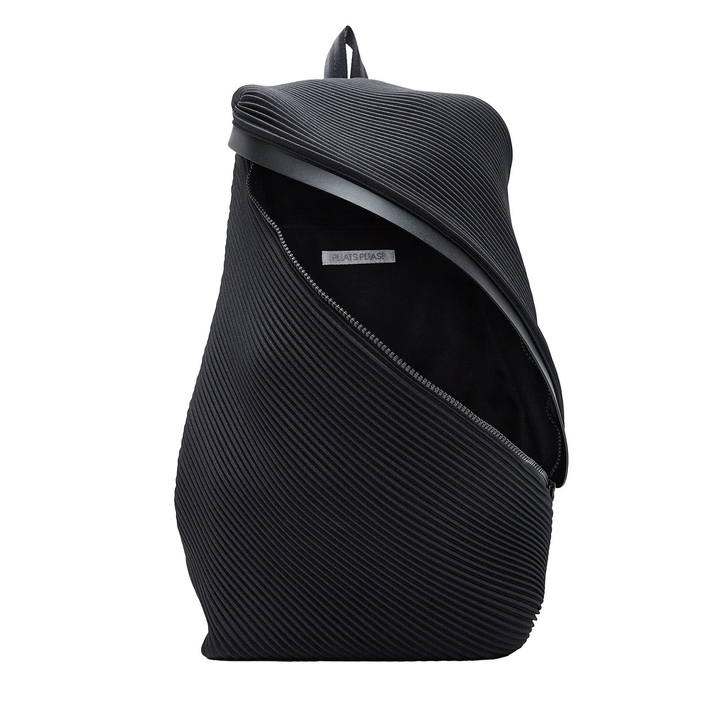 Bias Pleats Backpack Bag