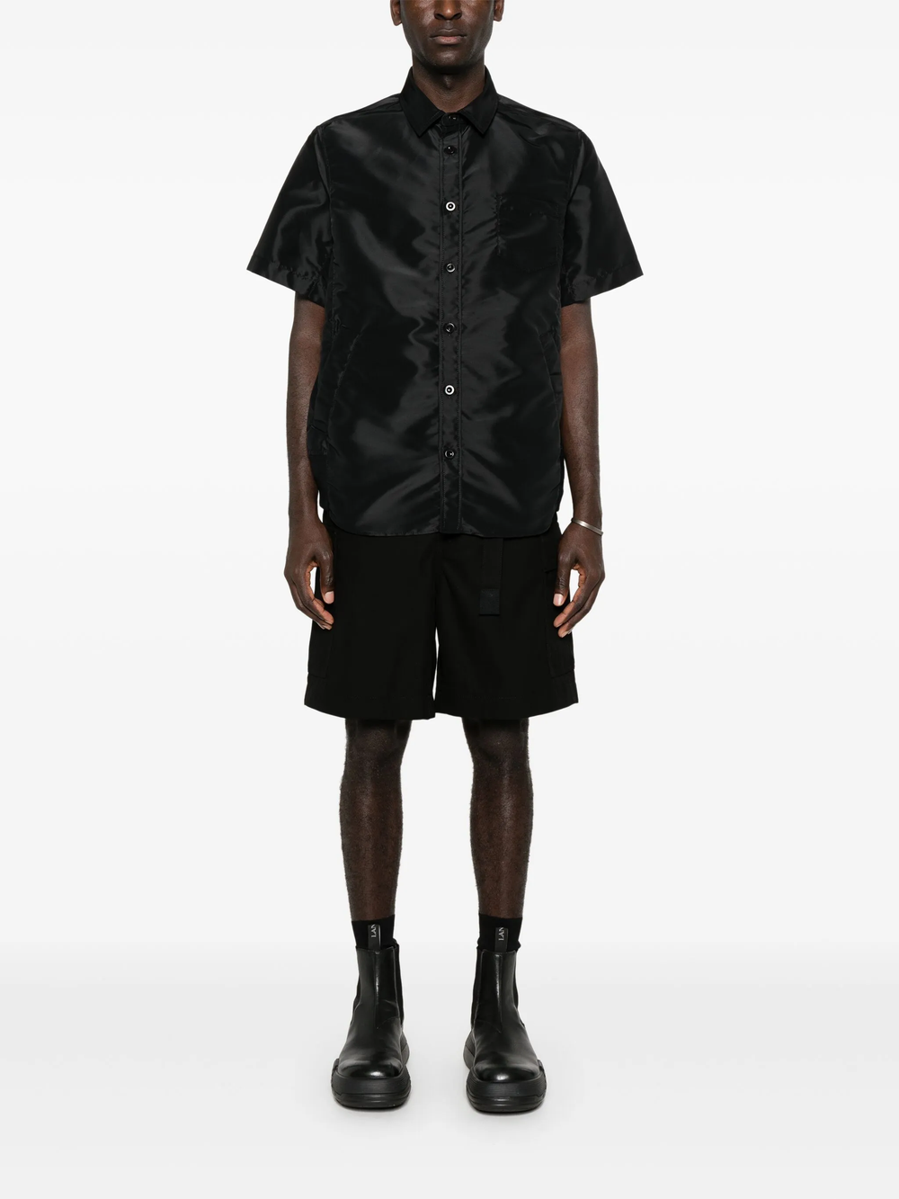 sacai Nylon Twill Shirt - view 2