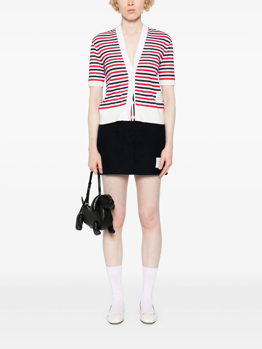 Linen Jersey V Neck Cardigan Women