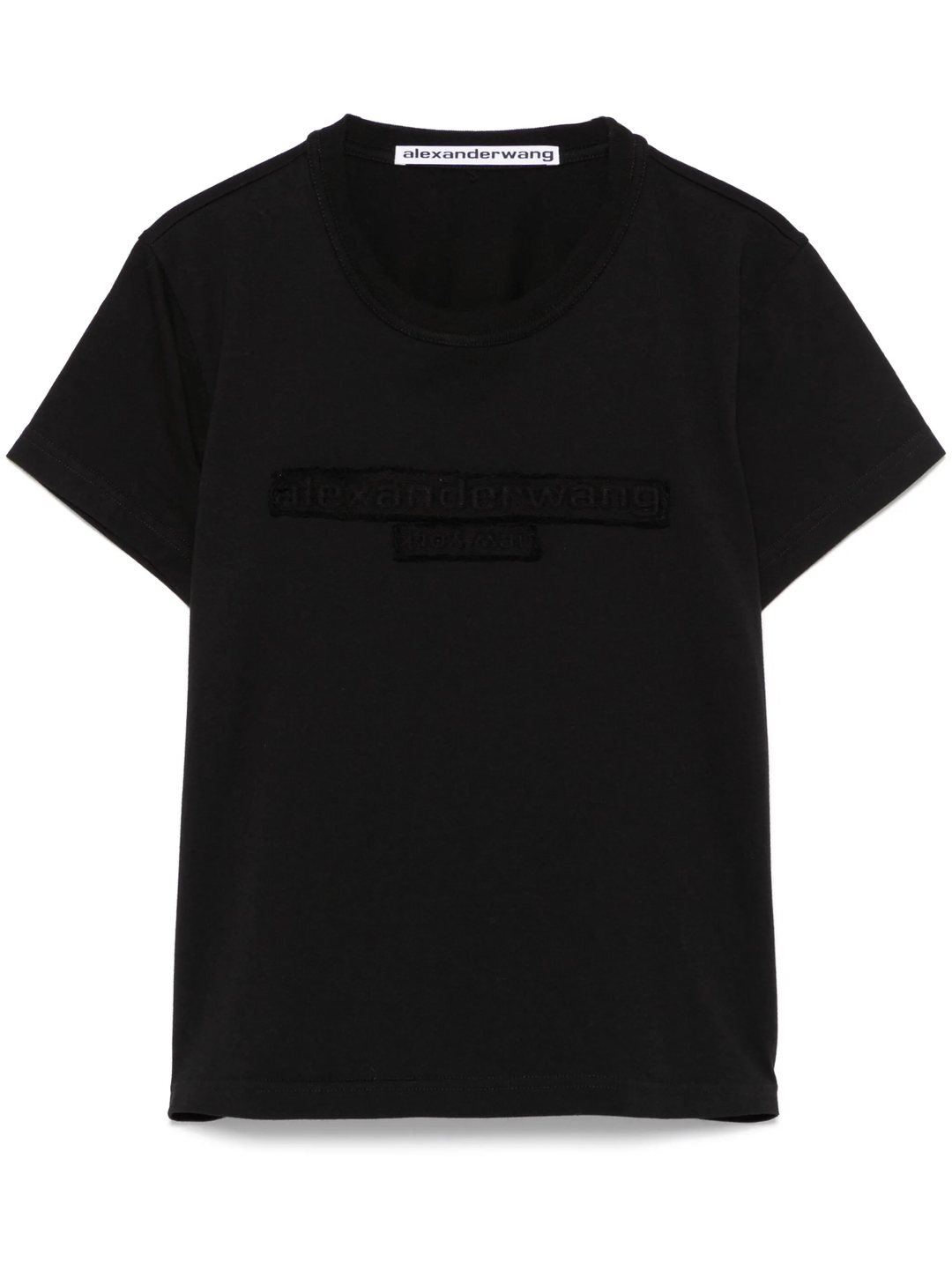 Distressed Logo Shrunken Tee