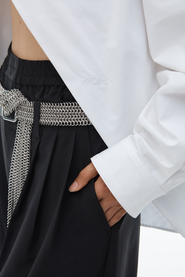 Exaggerated Split Front Shirt