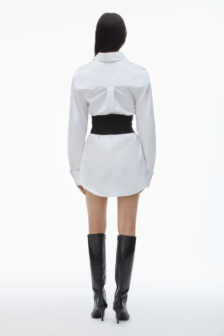 Deconstructed Mini Shirtdress