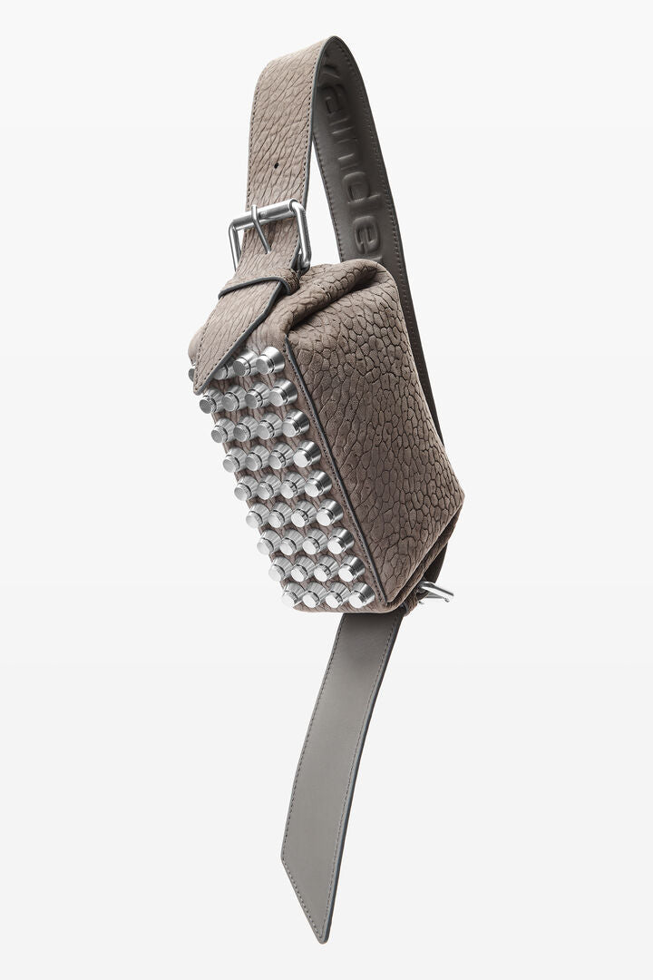 リッコ スモールバッグ ヌバックレザー製