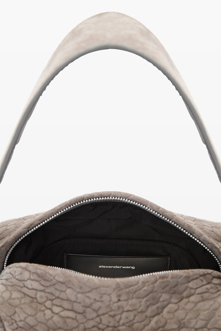 リッコ スモールバッグ ヌバックレザー製