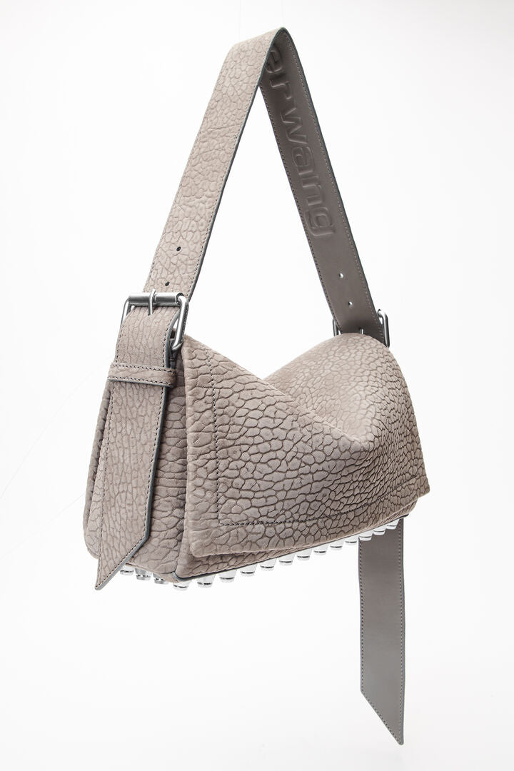 Ricco Medium Flap Bag In Nubuck Leather