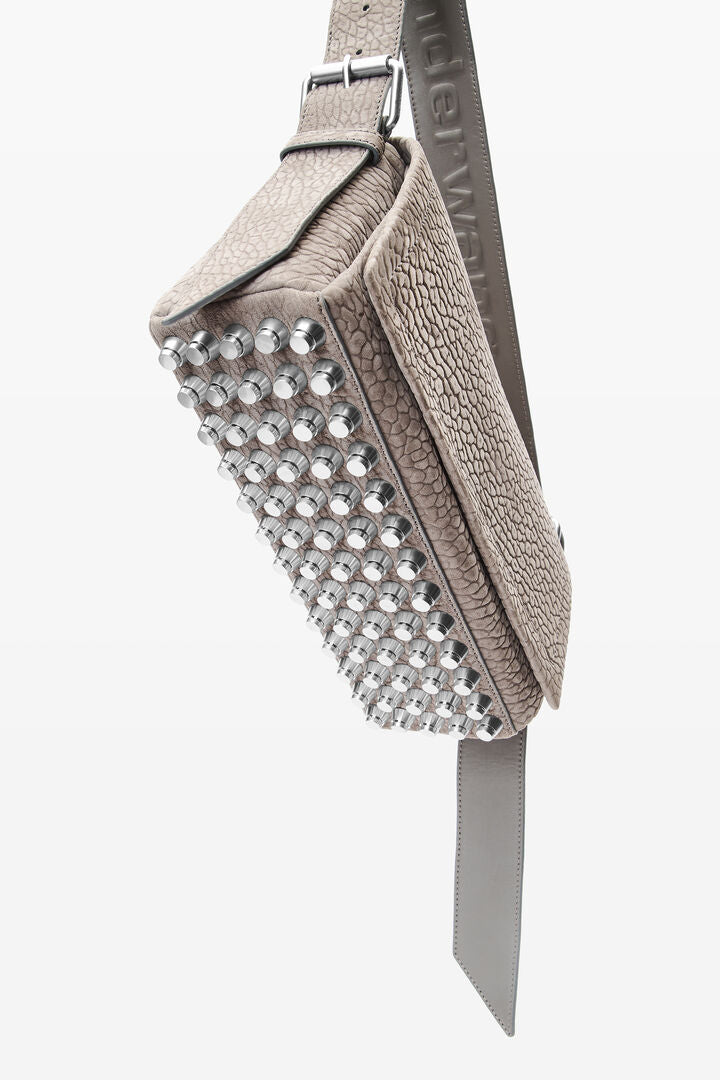 Ricco Medium Flap Bag In Nubuck Leather