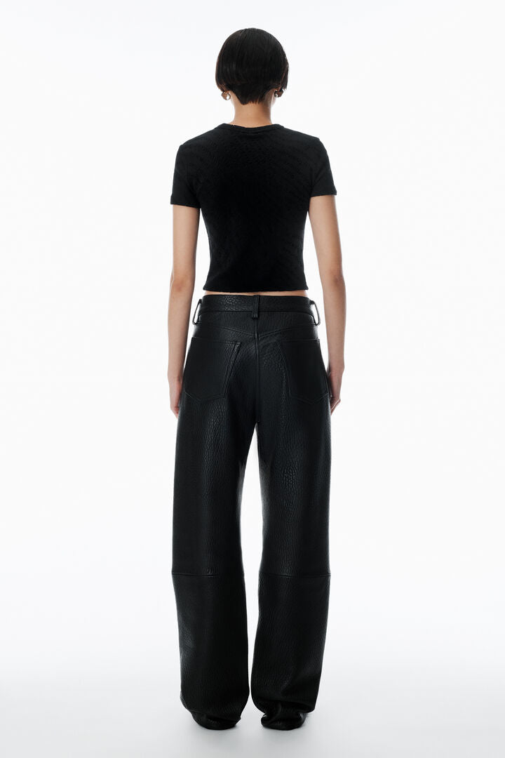 Logo Jacquard Short Sleeve Baby Tee