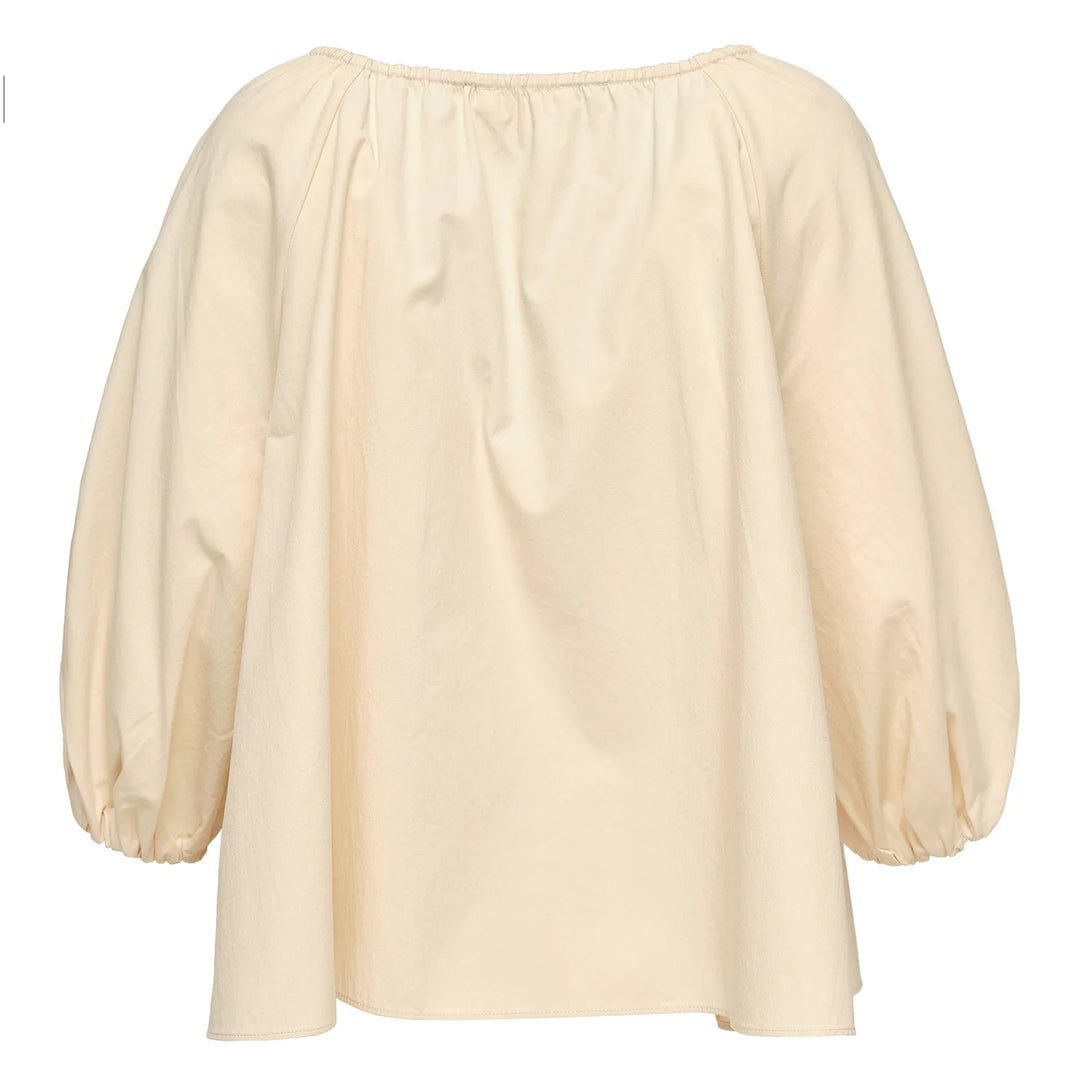 Tumbled Cotton Flare Top