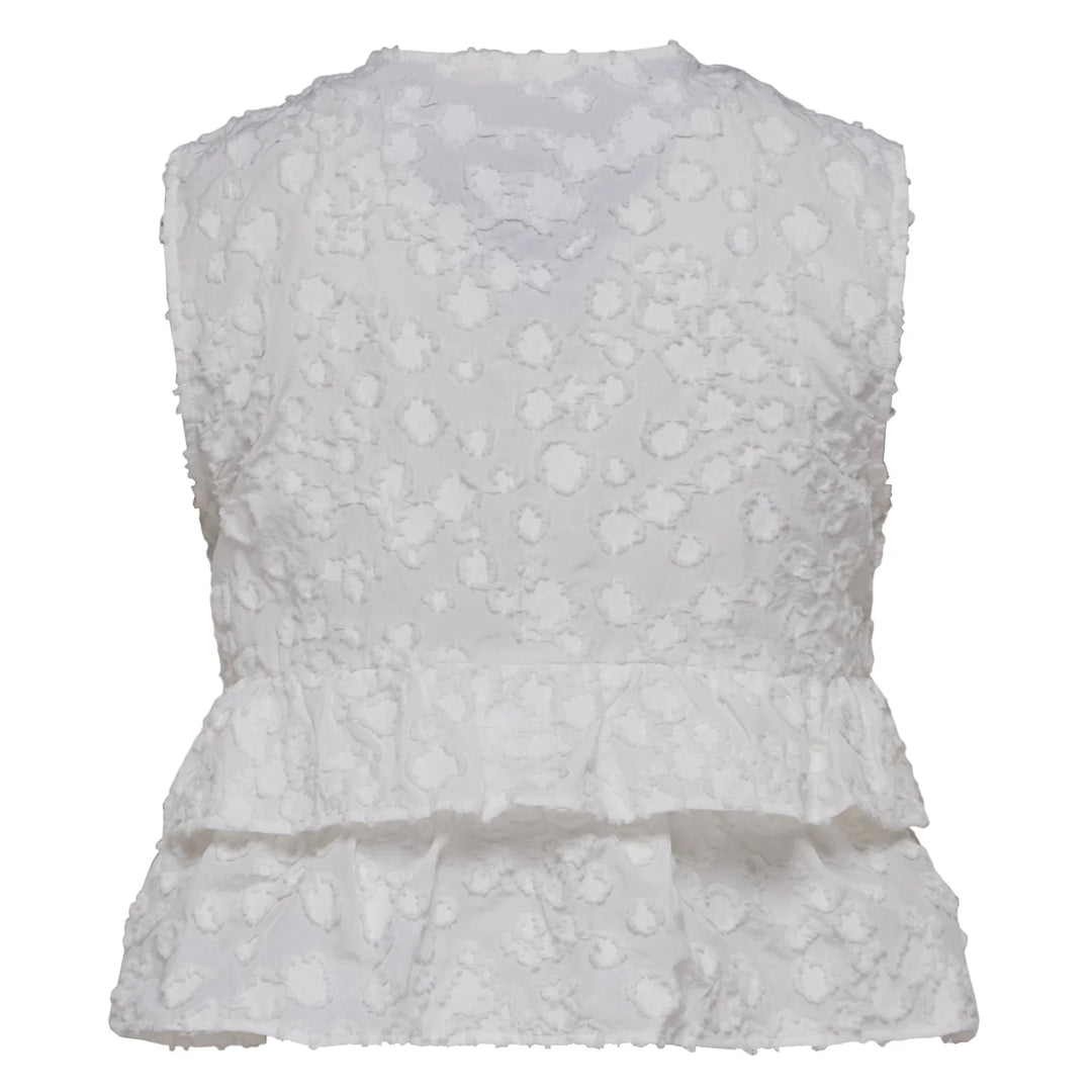 Cotton Nylon Cropped Top