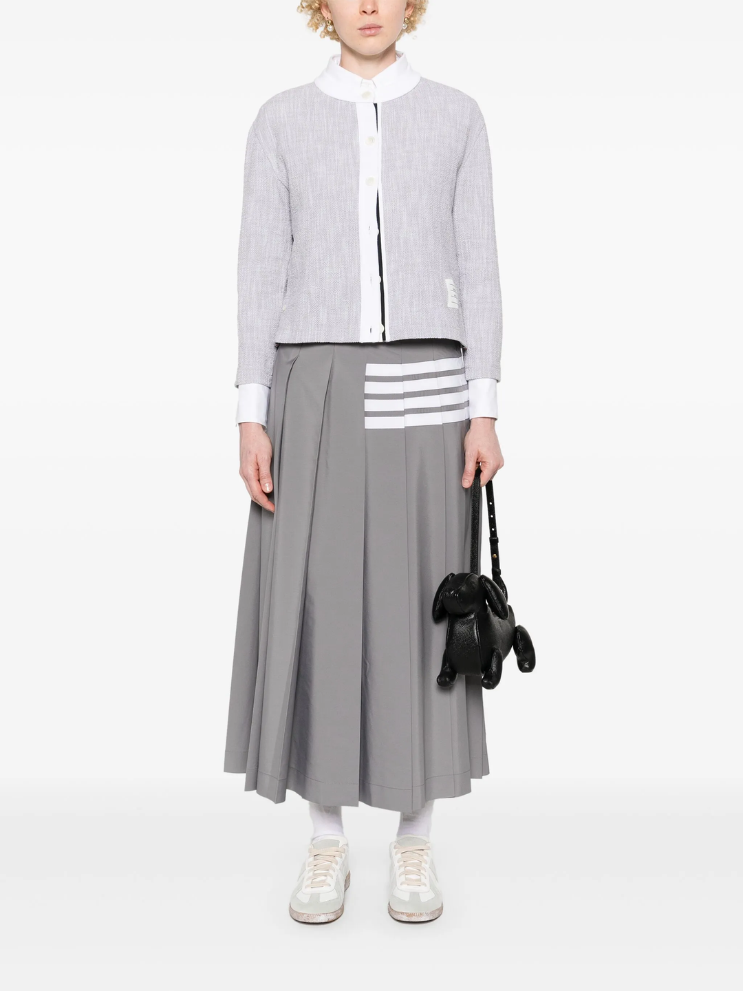 Crew Neck Cardigan In Cotton Women