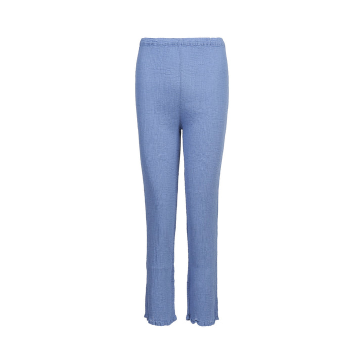 See-Through Crepe Color Pants