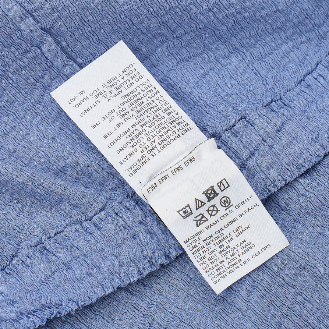 See-Through Crepe Color Pants