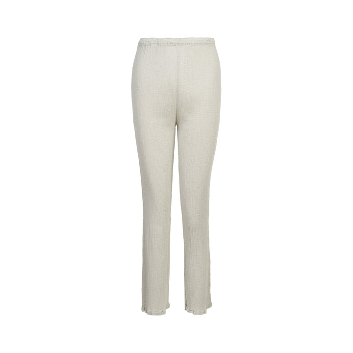 See-Through Crepe Pants