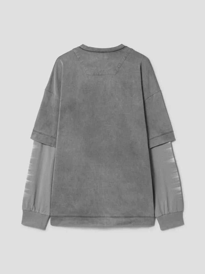 Dyed Dual Sleeve Long Sleeve Tee