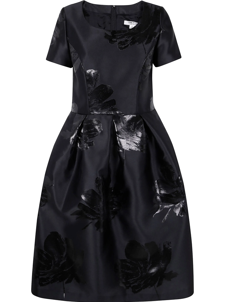 Polyester Jacquard Floral Pattern Dress