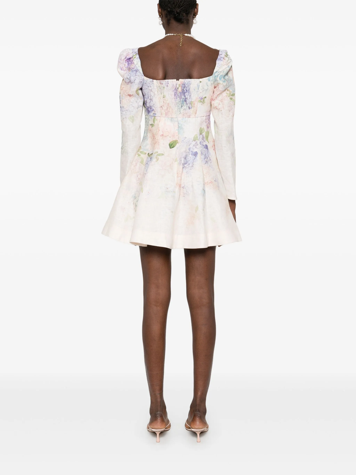 Dawning Puff Sleeve Mini Dress