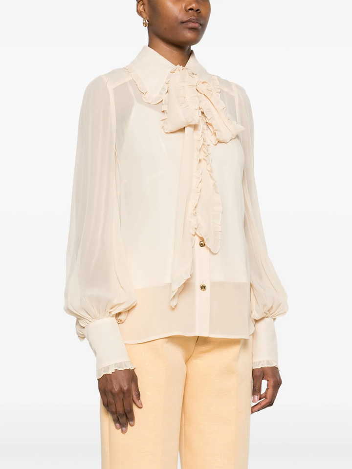 Georgette Bow Shirt
