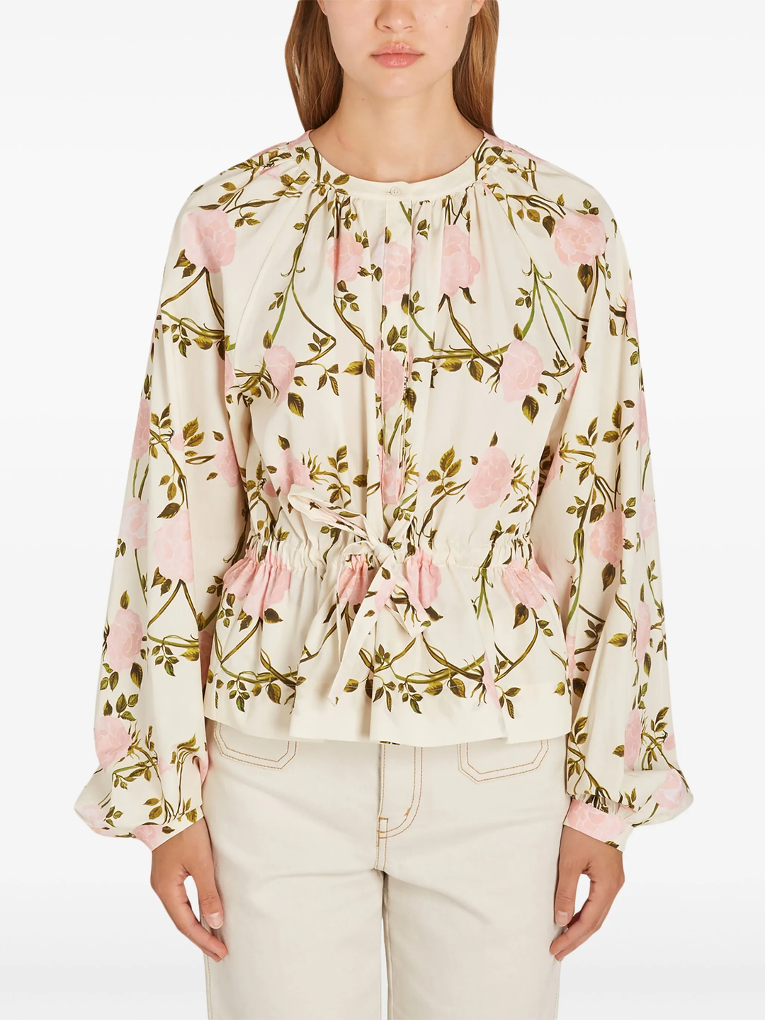 Popeline Printed Top