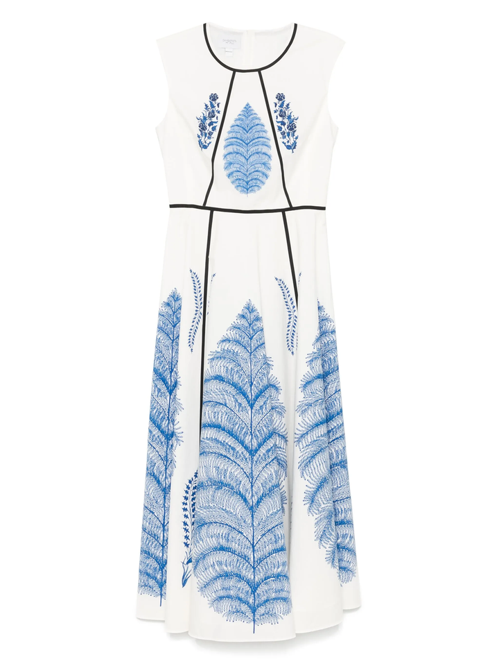 Popeline Printed Dress