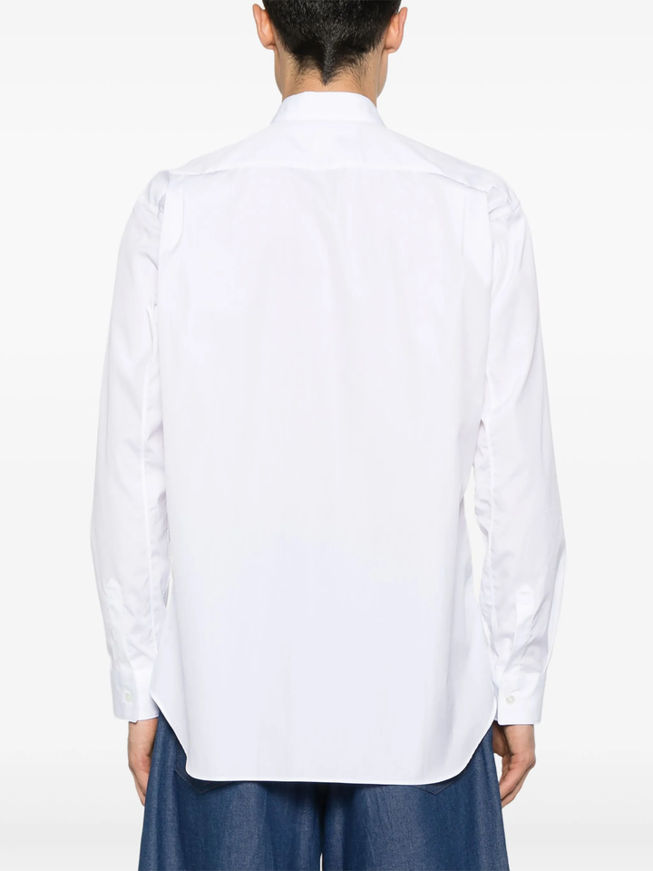 Yarn Dyed Cotton Stripe Poplin Shirt
