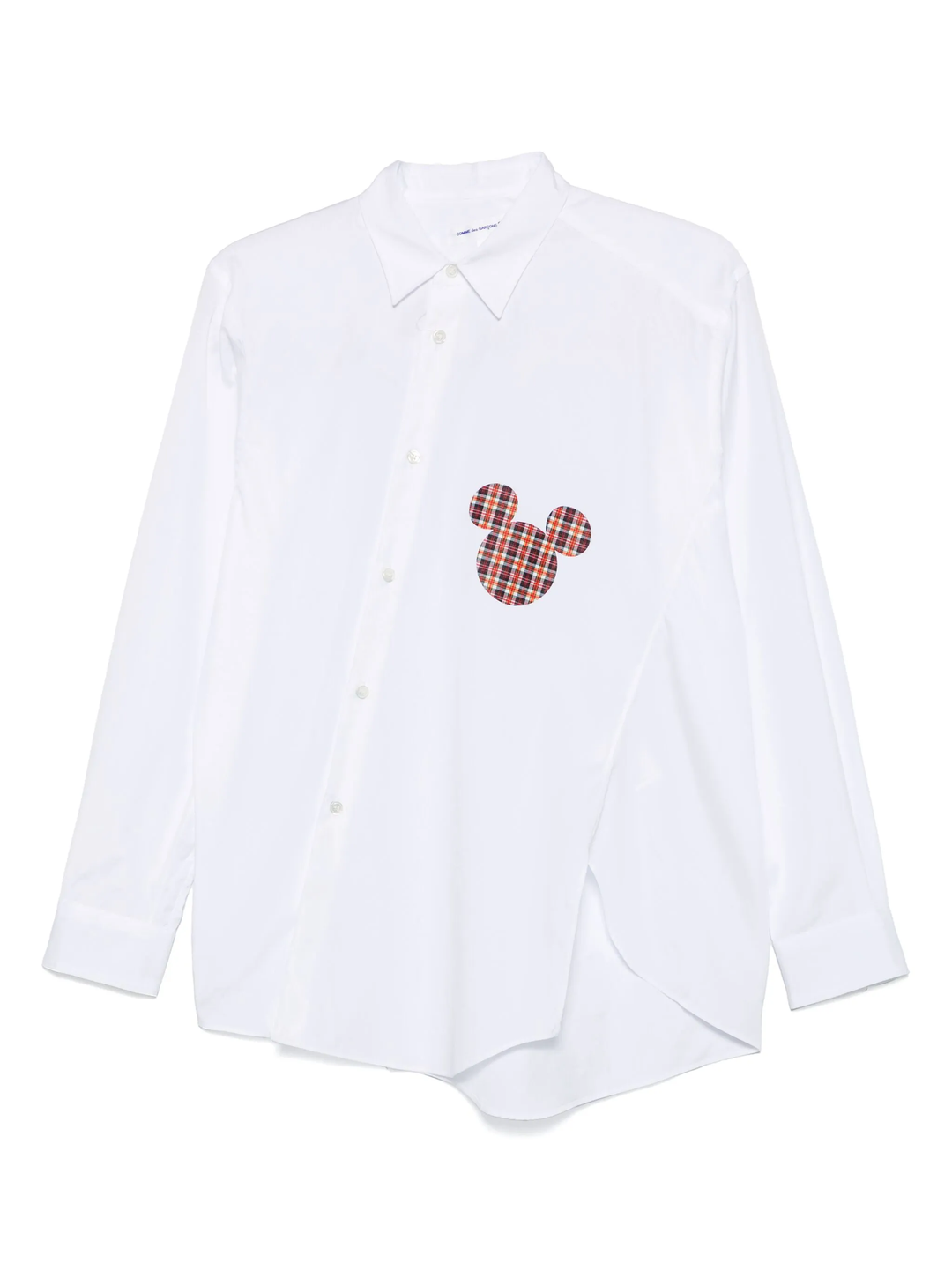 Cotton Plain Poplin Mickey Shirt