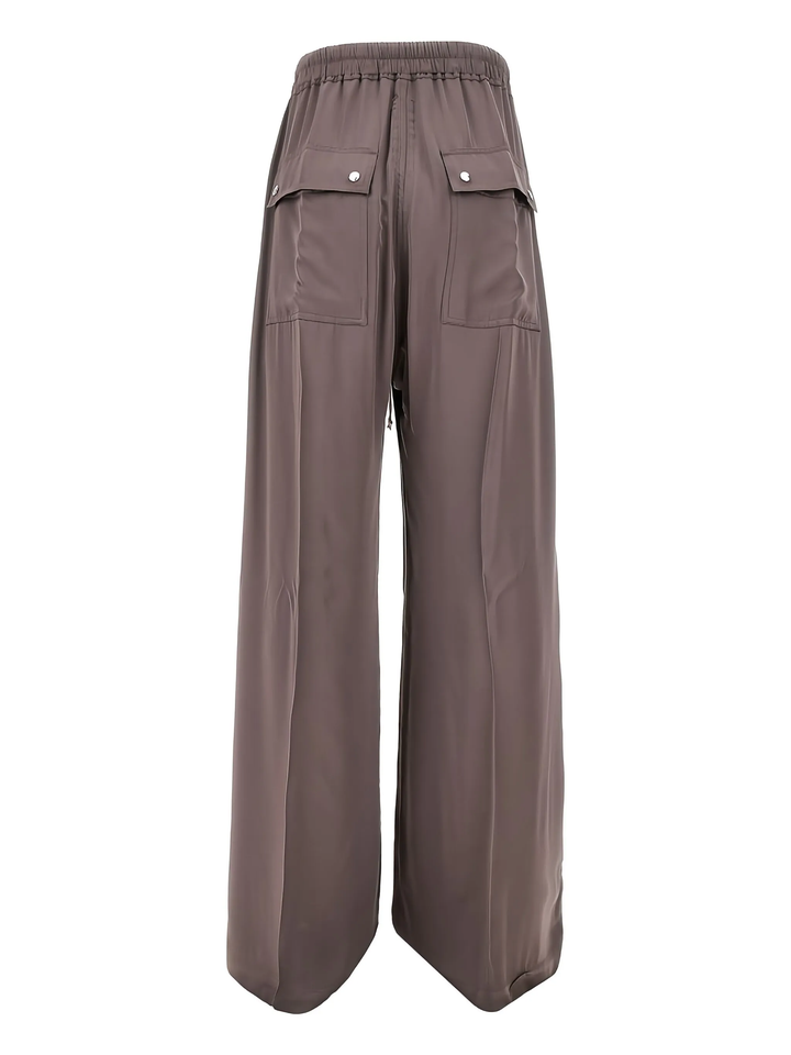 Wide Bela Pants Washed Charmeuse
