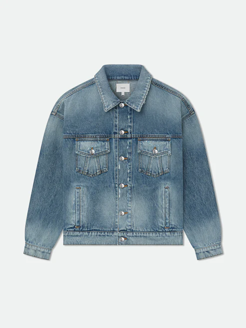 Dropneck Denim Trucker Jacket