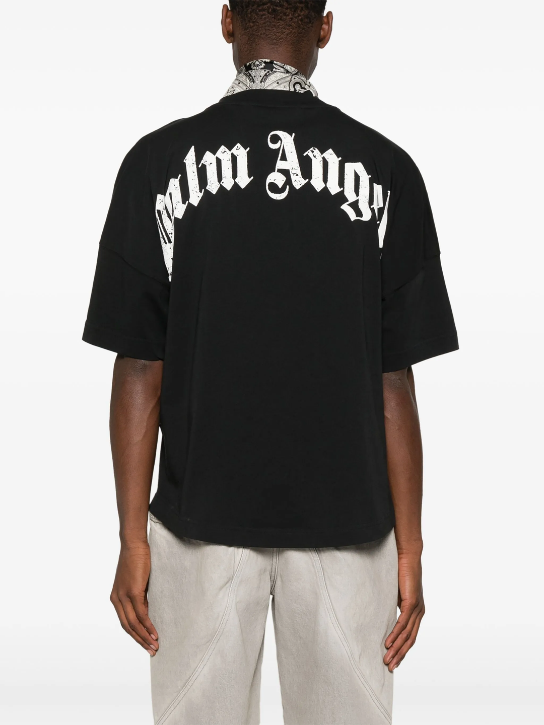 Back Curved Logo Oversize Tee