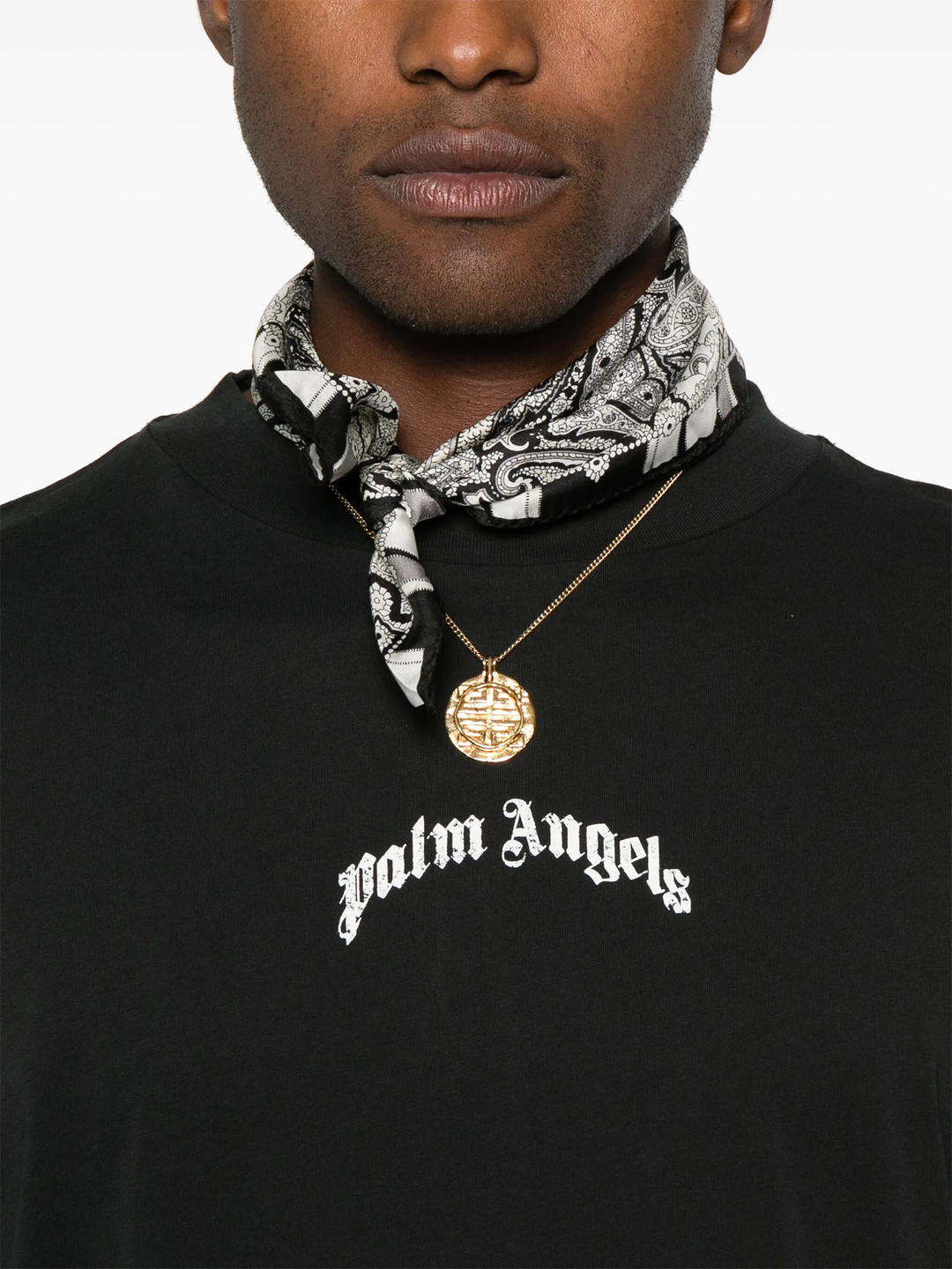 Back Curved Logo Oversize Tee