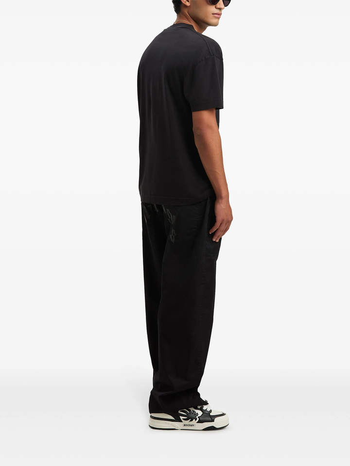 Curved Logo Loose Pants