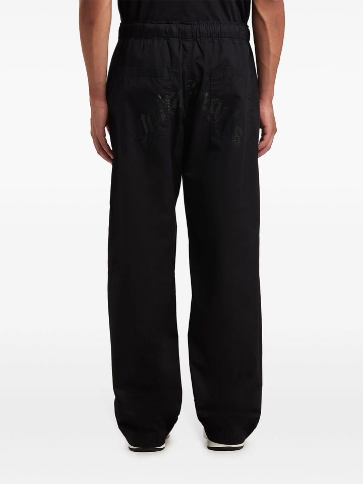 Curved Logo Loose Pants