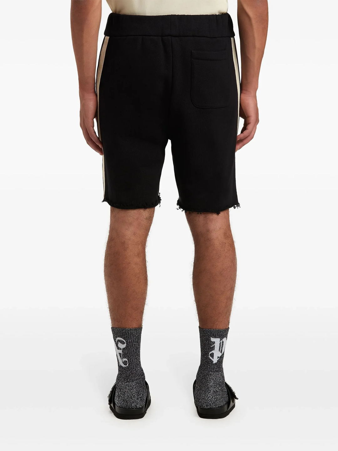 Curved Logo Track Sweatshorts