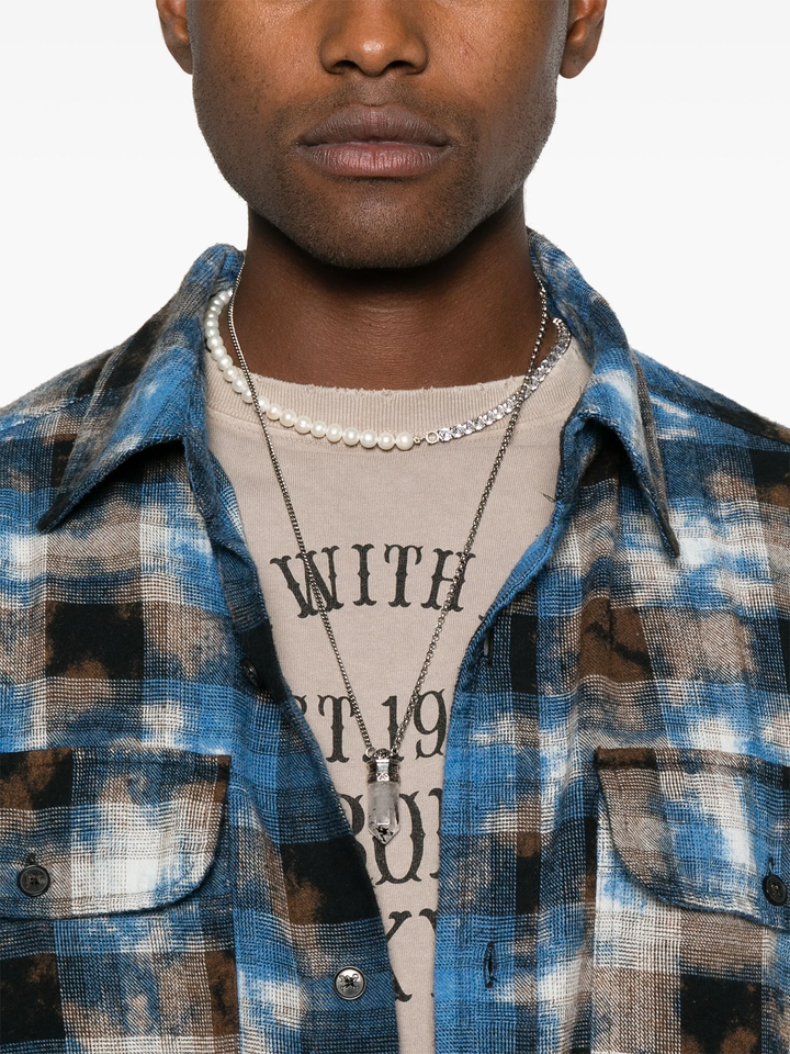 Curved Logo Check Shirt