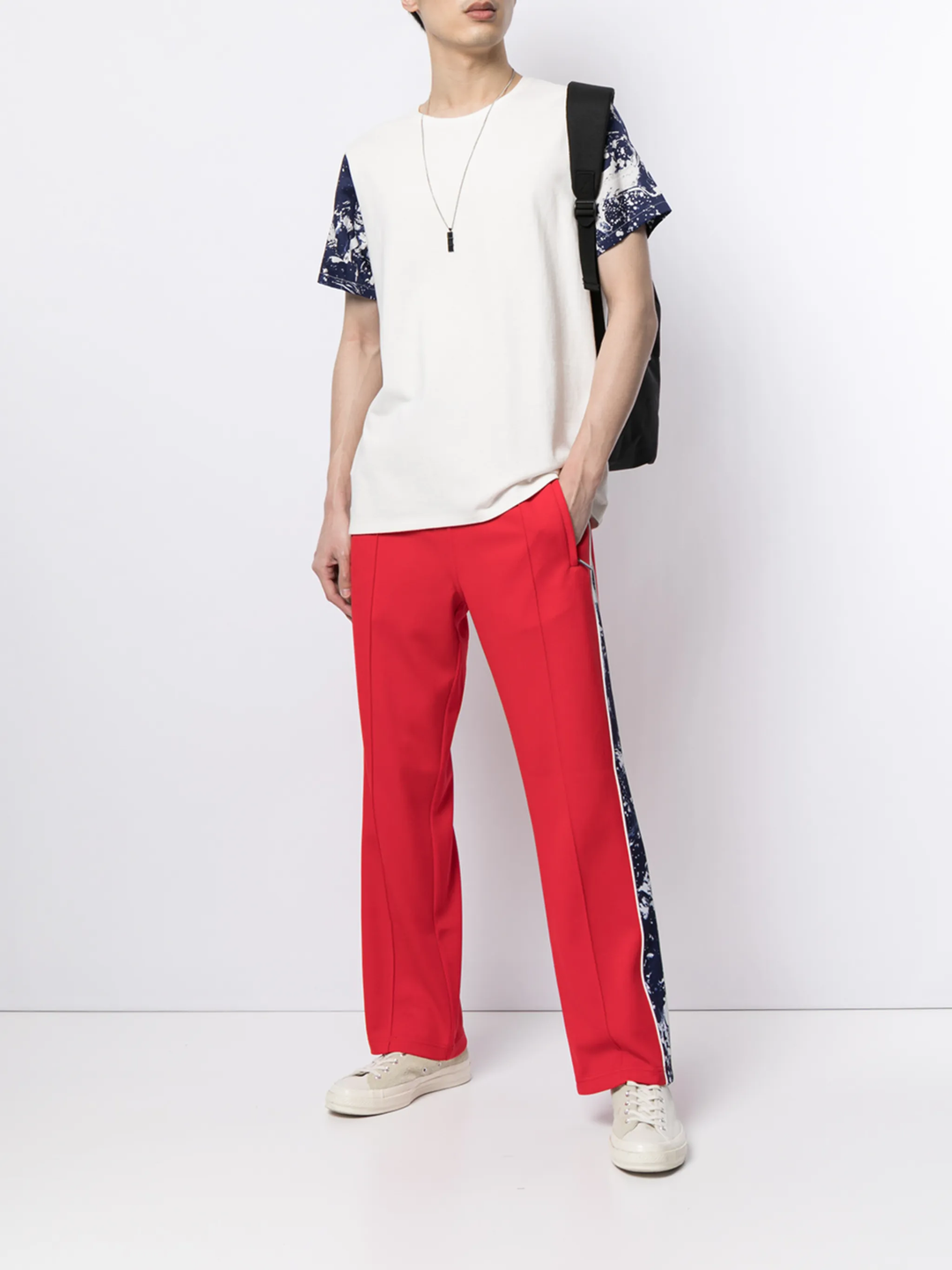 Cut & Sew Crew Neck Tee