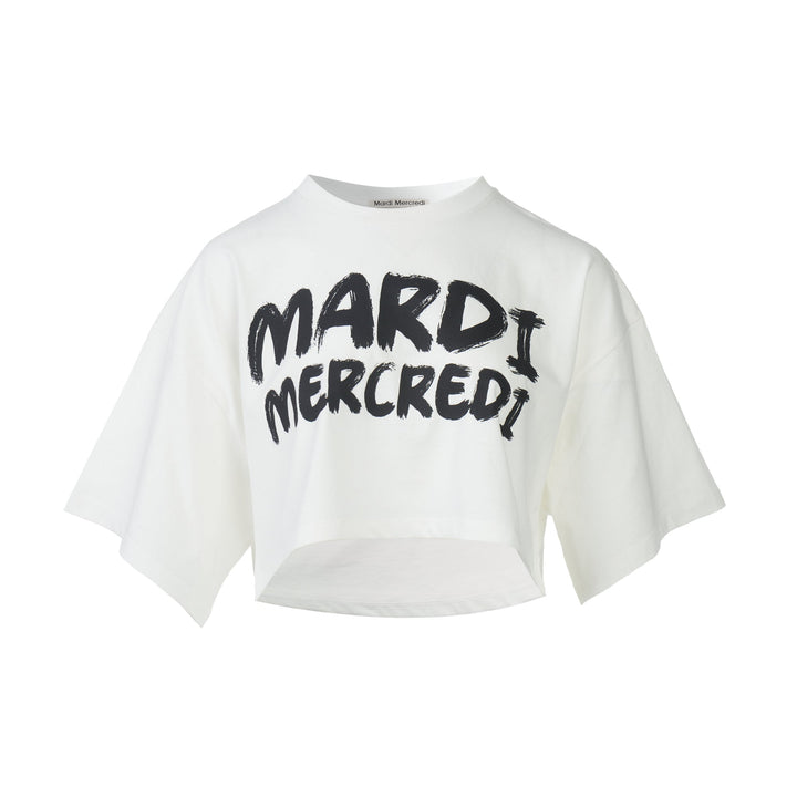 Oversized Cropped Brush Logo