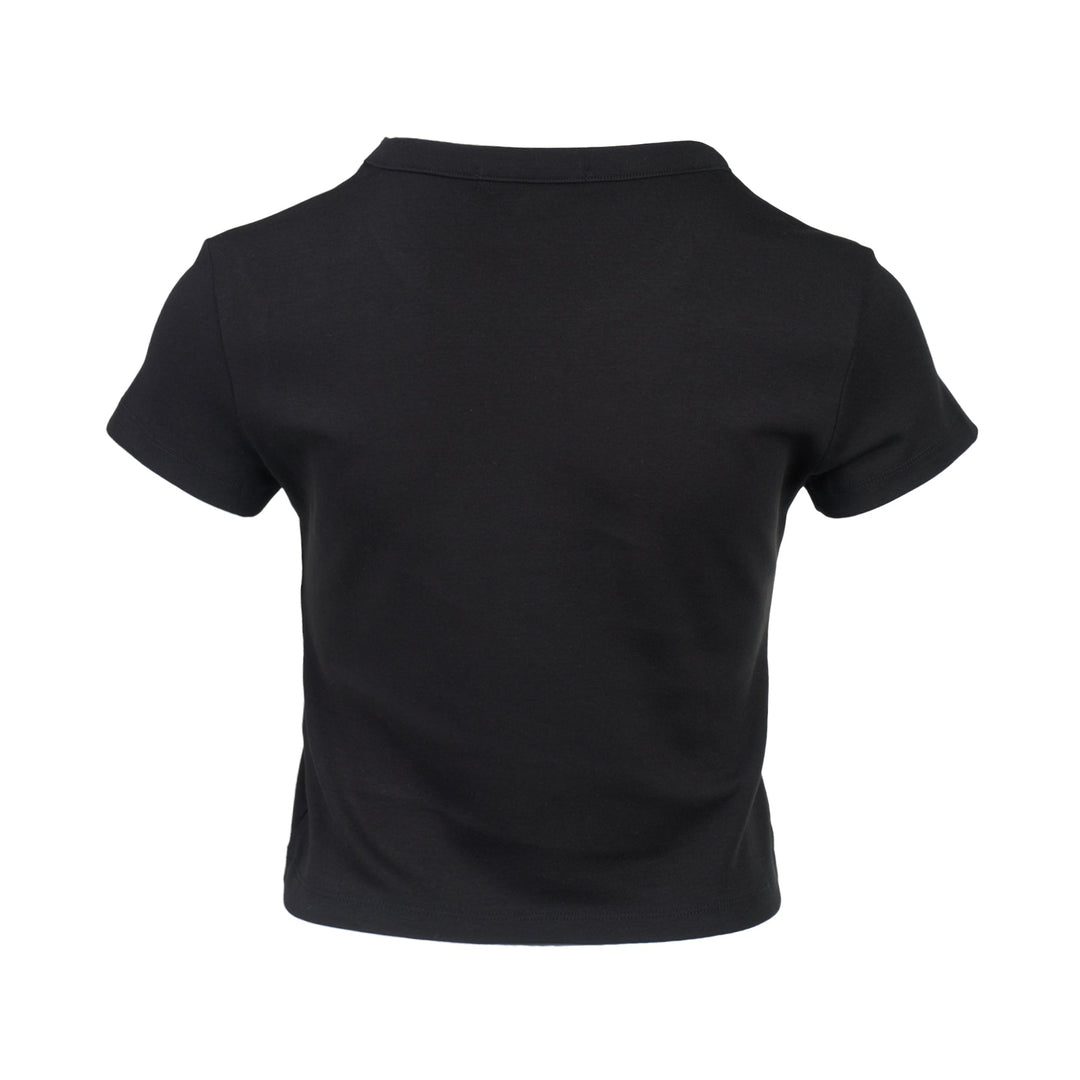 Cropped Fitted T-Shirt Double