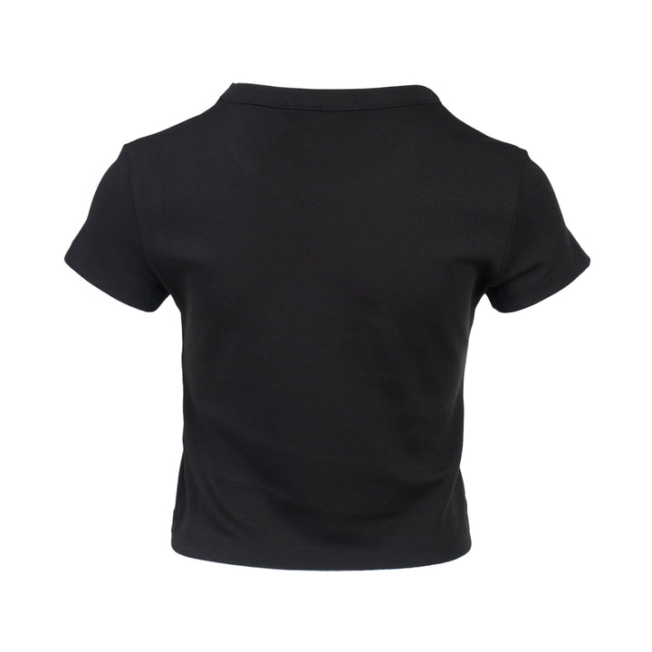 Cropped Fitted T-Shirt Double