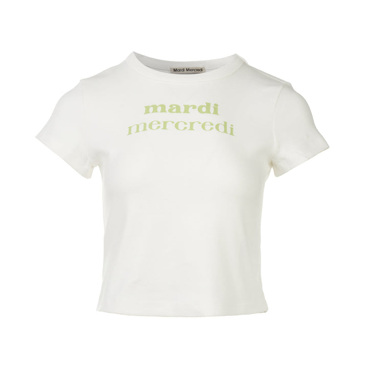 Cropped Fitted T-Shirt Double