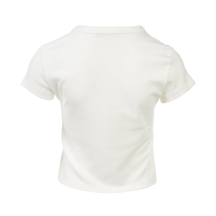 Cropped Fitted T-Shirt Double
