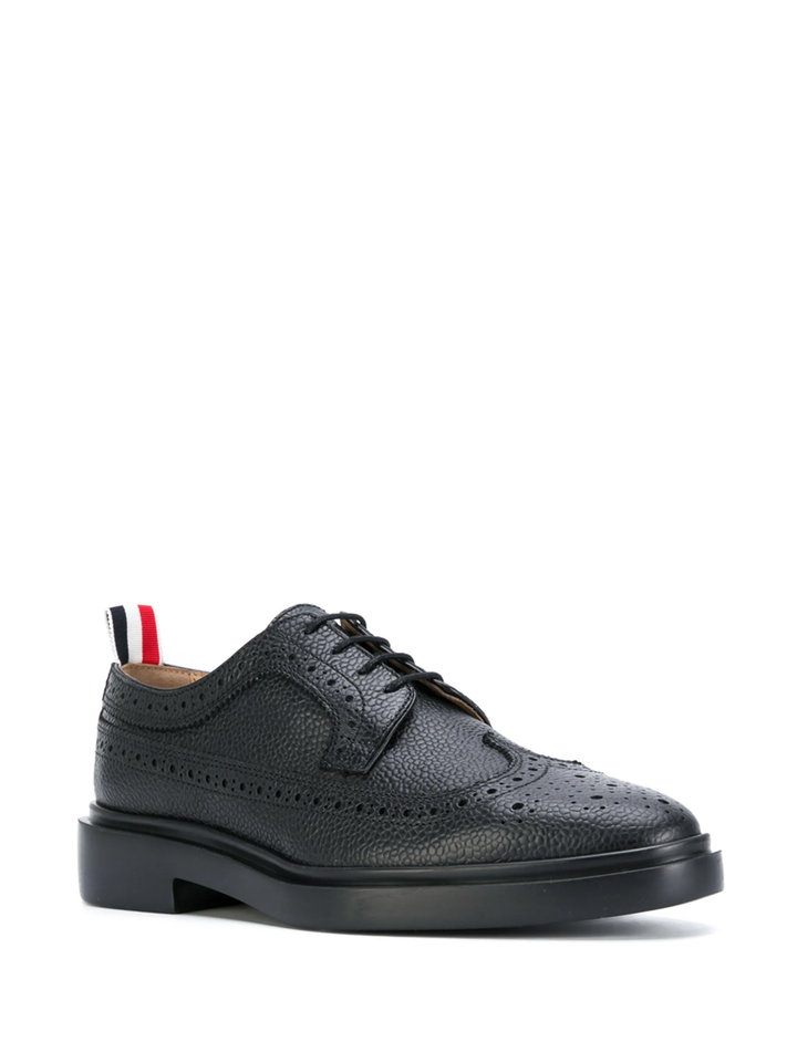 Pebble Grain Lightweight Rubber Sole Classic Longwing Brogues Women