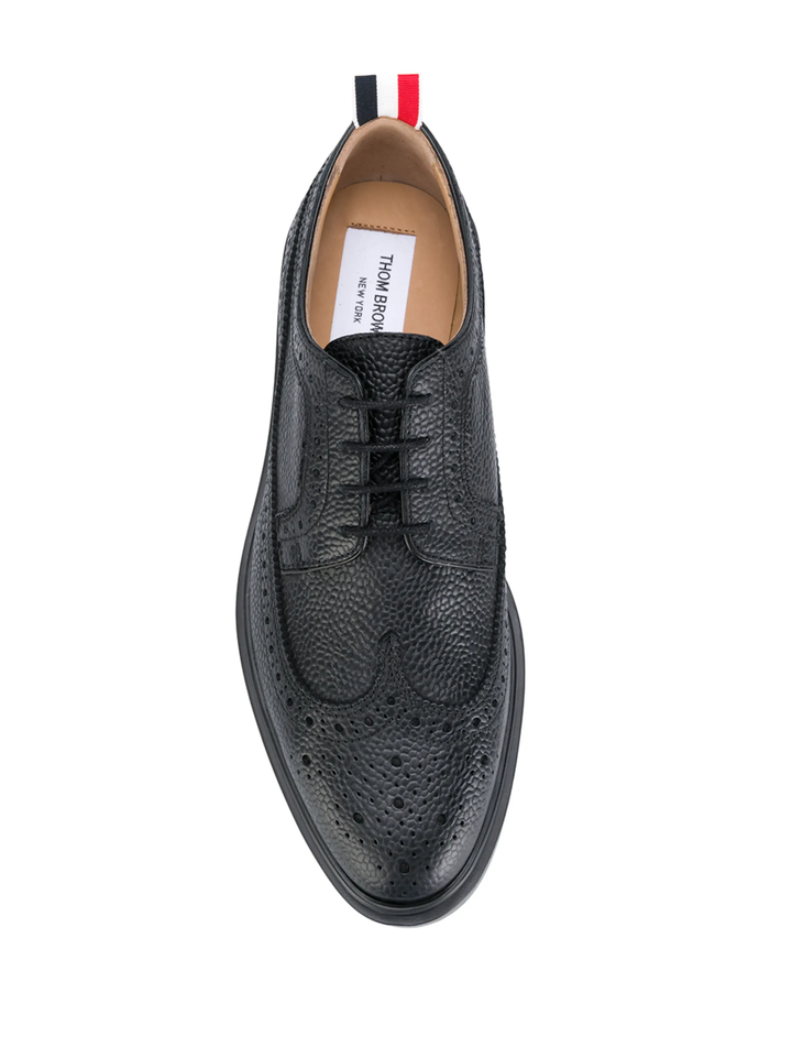 Pebble Grain Lightweight Rubber Sole Classic Longwing Brogues Women