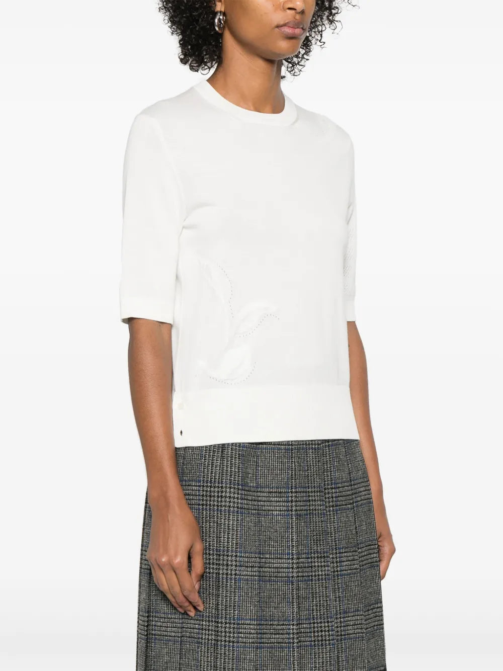 フェザーインタージャスィアポイントエル4バーTシャツ レディース