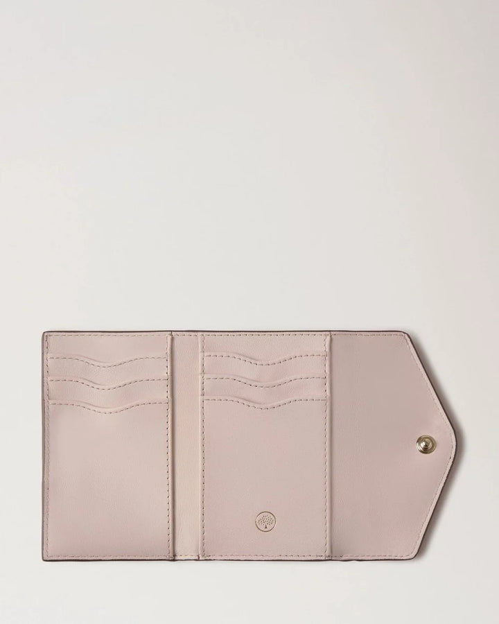 Folded Multi-Card Wallet Blossom Pink Small Classic Grain