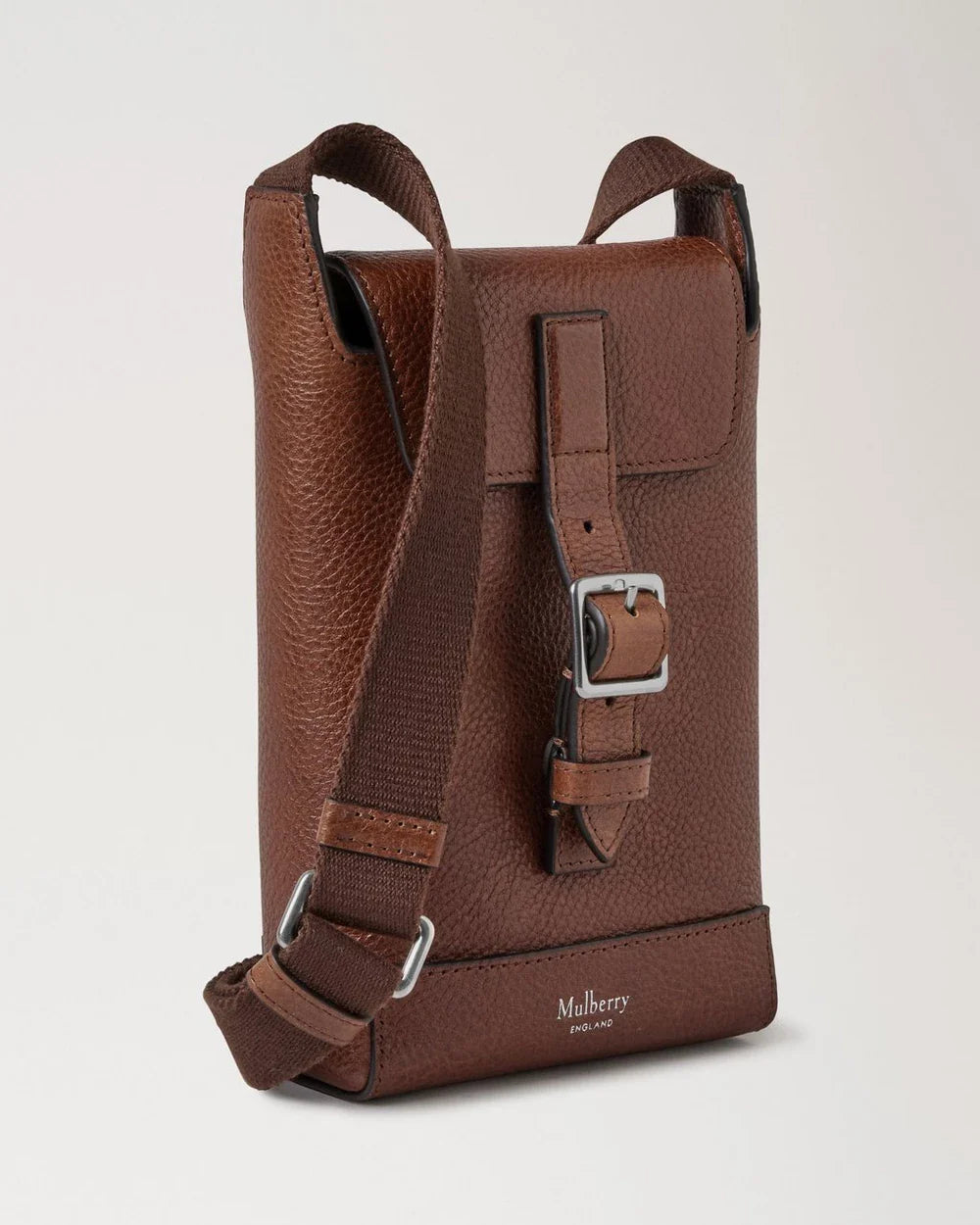 Chiltern Phone Pouch Oak Natural Vegetable Tanned