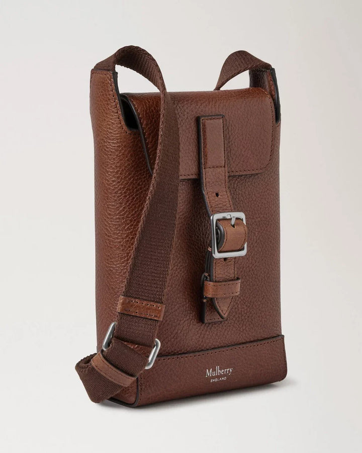 Chiltern Phone Pouch Oak Natural Vegetable Tanned