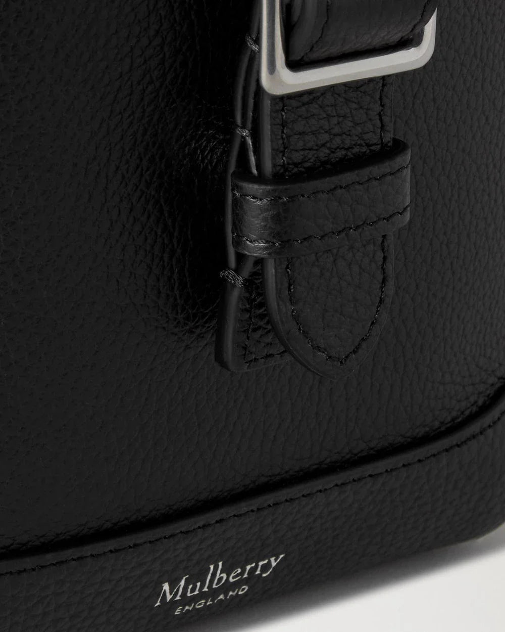 Chiltern Phone Pouch Black Small Classic Grain
