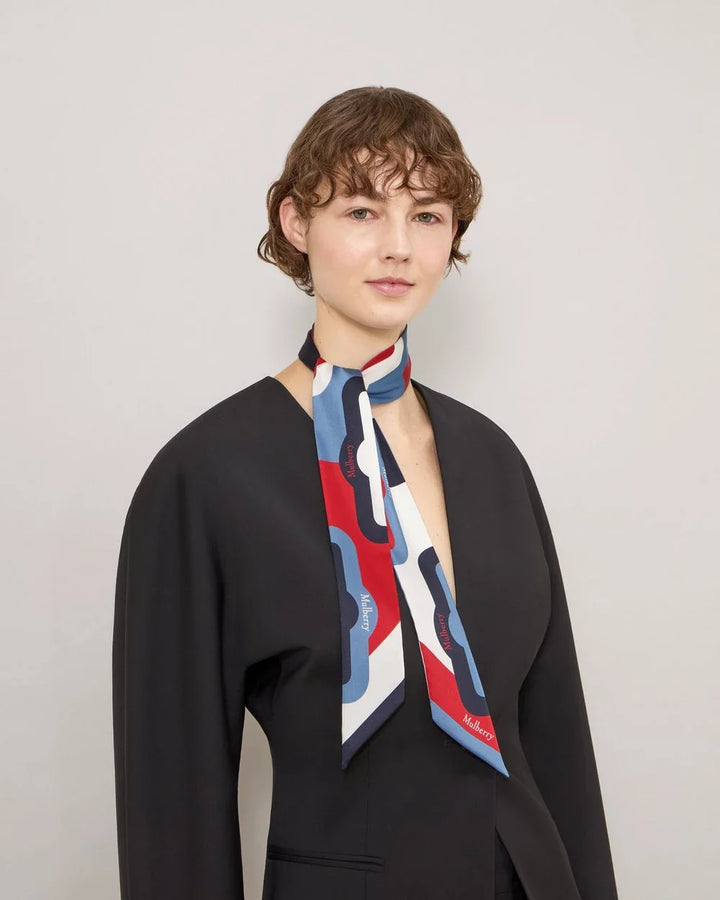 Colour Block Brighton Skinny Scarf