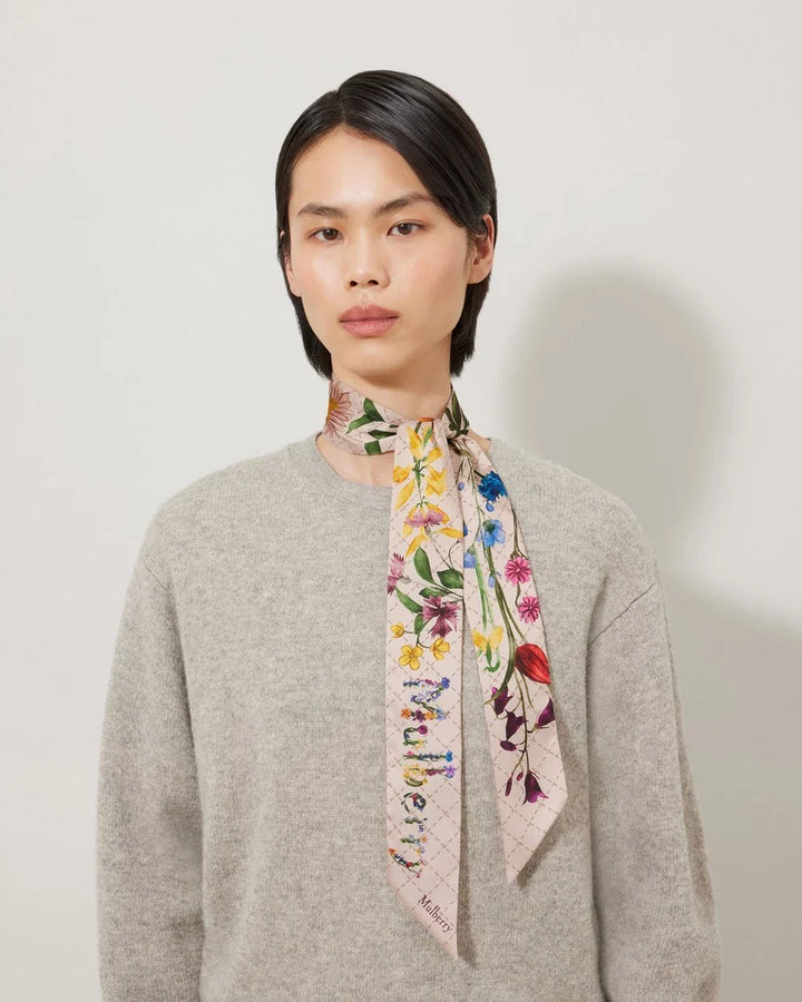 Skinny Scarf Wild Floral Blossom